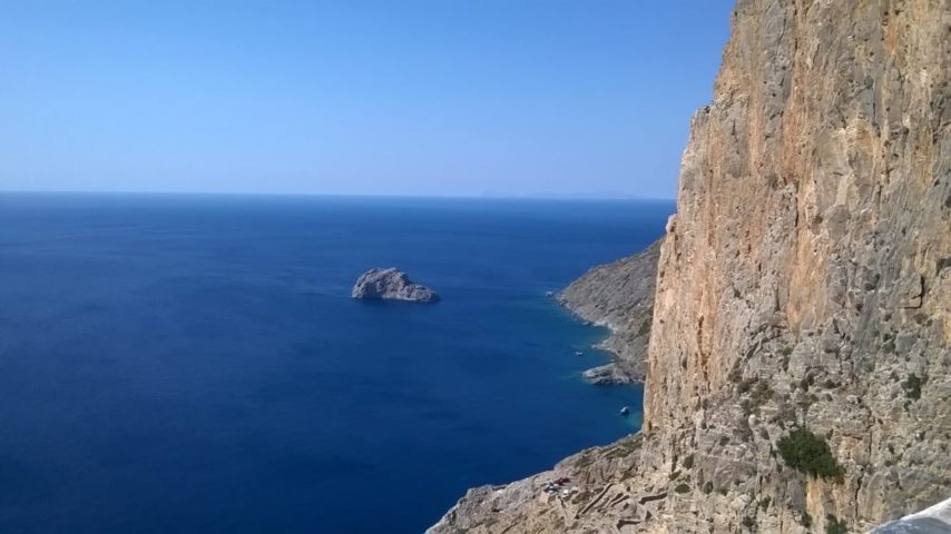 Le piccole Cicladi - Vista dal monastero di Armogos