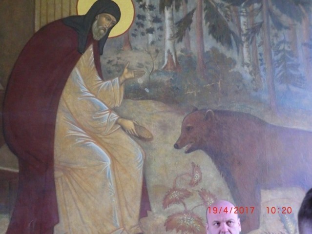 Sergiev Posad - Monastero della Trinità di San Sergio, Portone Santo, scene della vita di San Sergio