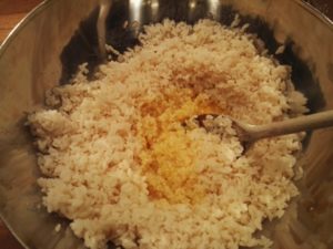 Palle 'e riso - riso con aggiunta di uovo